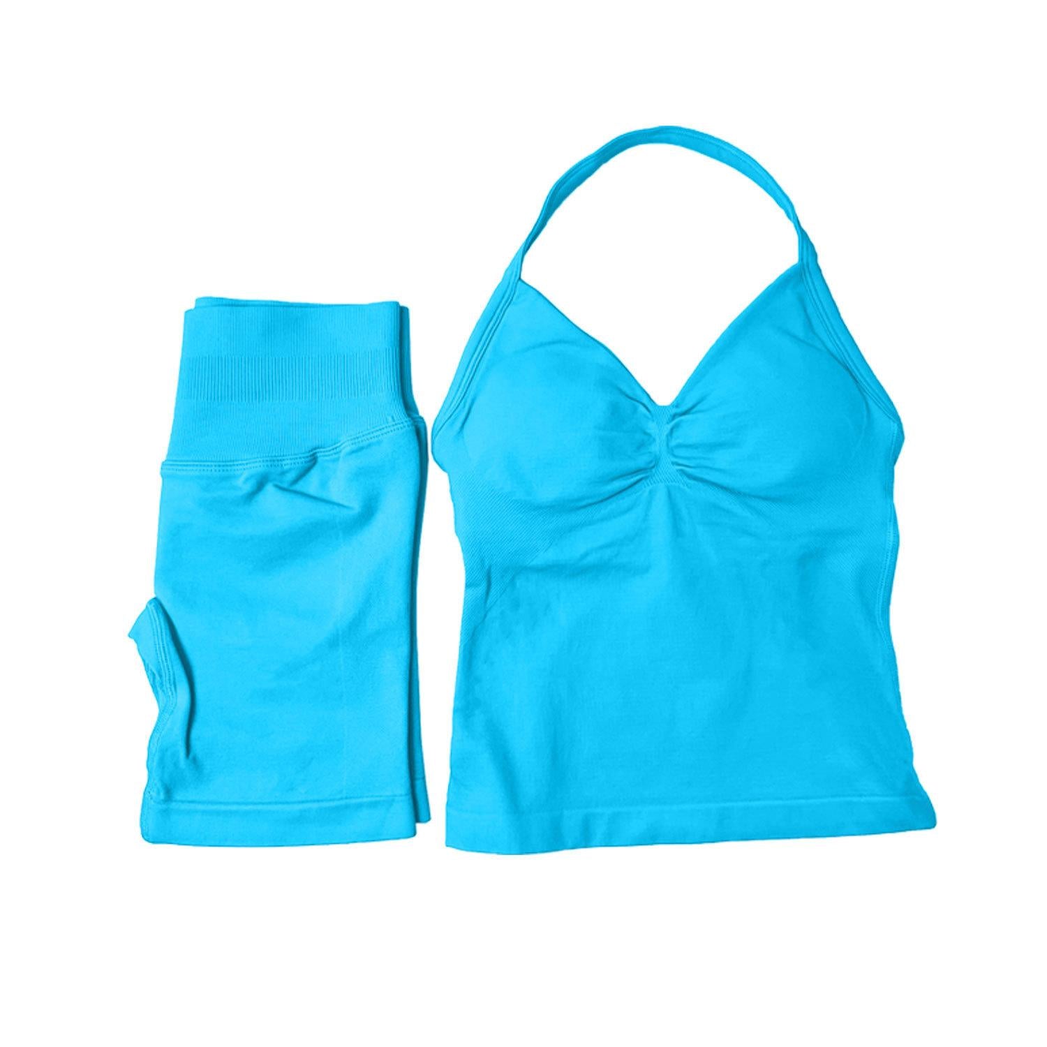 Impact Longline Strappy Top and Impact Shorts|4.5'