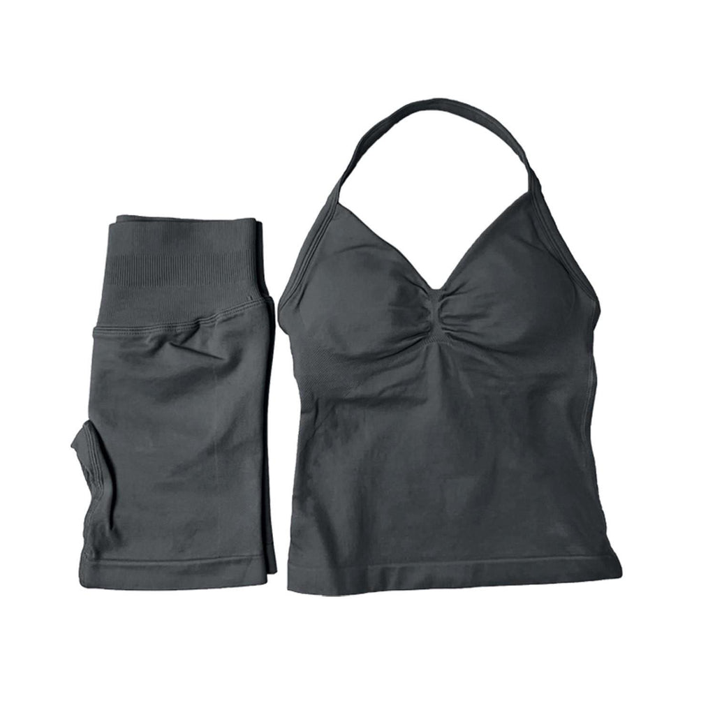 Impact Longline Strappy Top and Impact Shorts|4.5'
