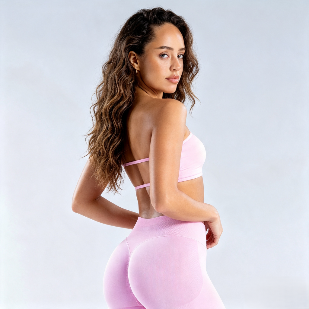 Impact Backless Bandeau and Impact Shorts|4.5' Two-piece set(With LOGO)