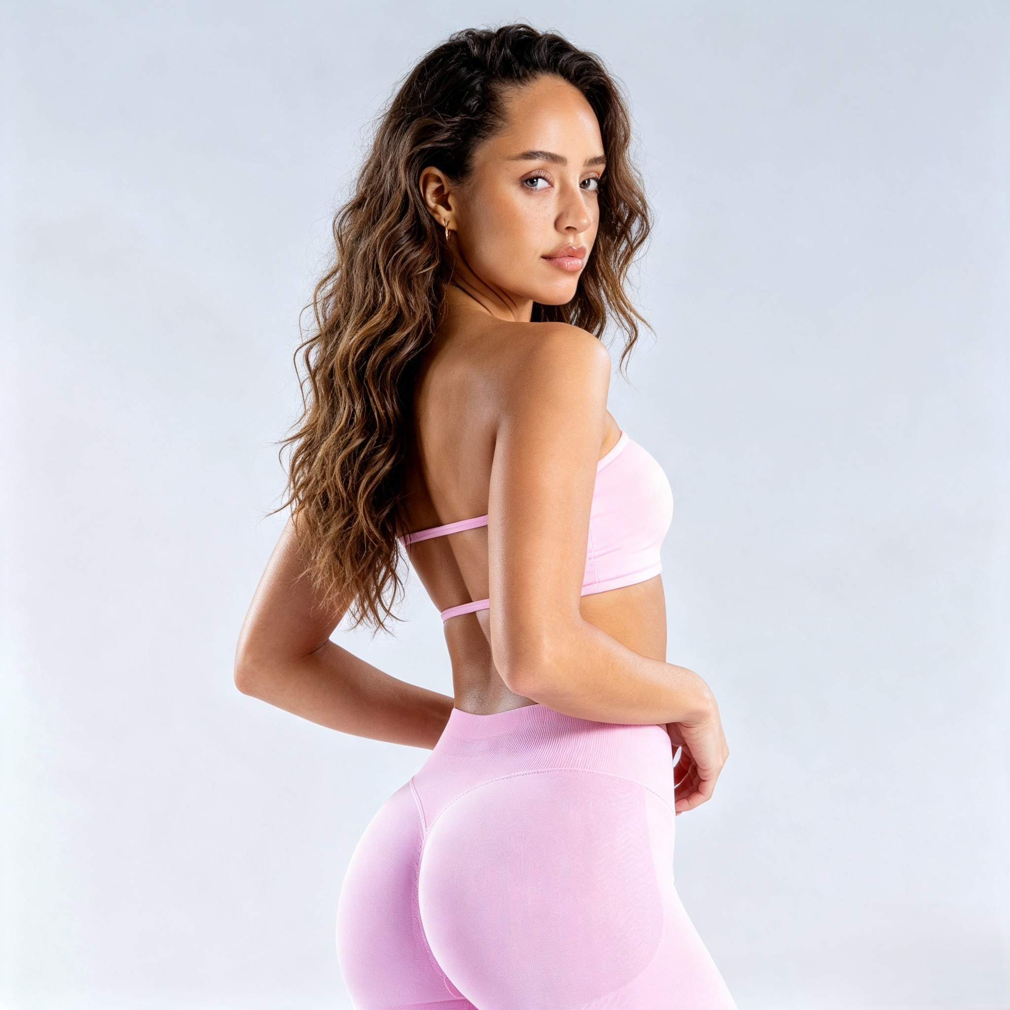Impact Backless Bandeau and Impact Shorts|4.5' Two-piece set(With LOGO)