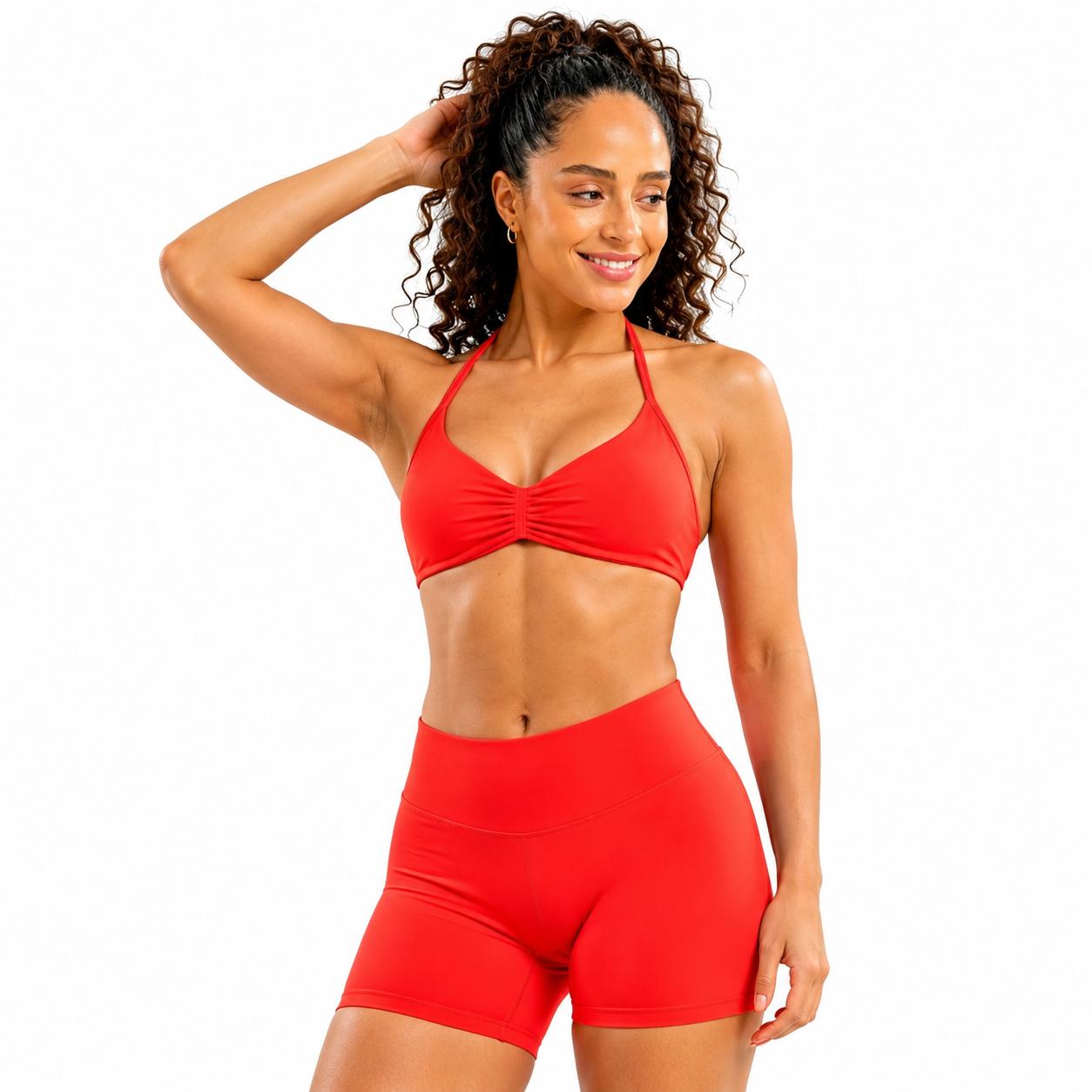 2 Piece Impact Strappy Bra and Impact Shorts|4.5'